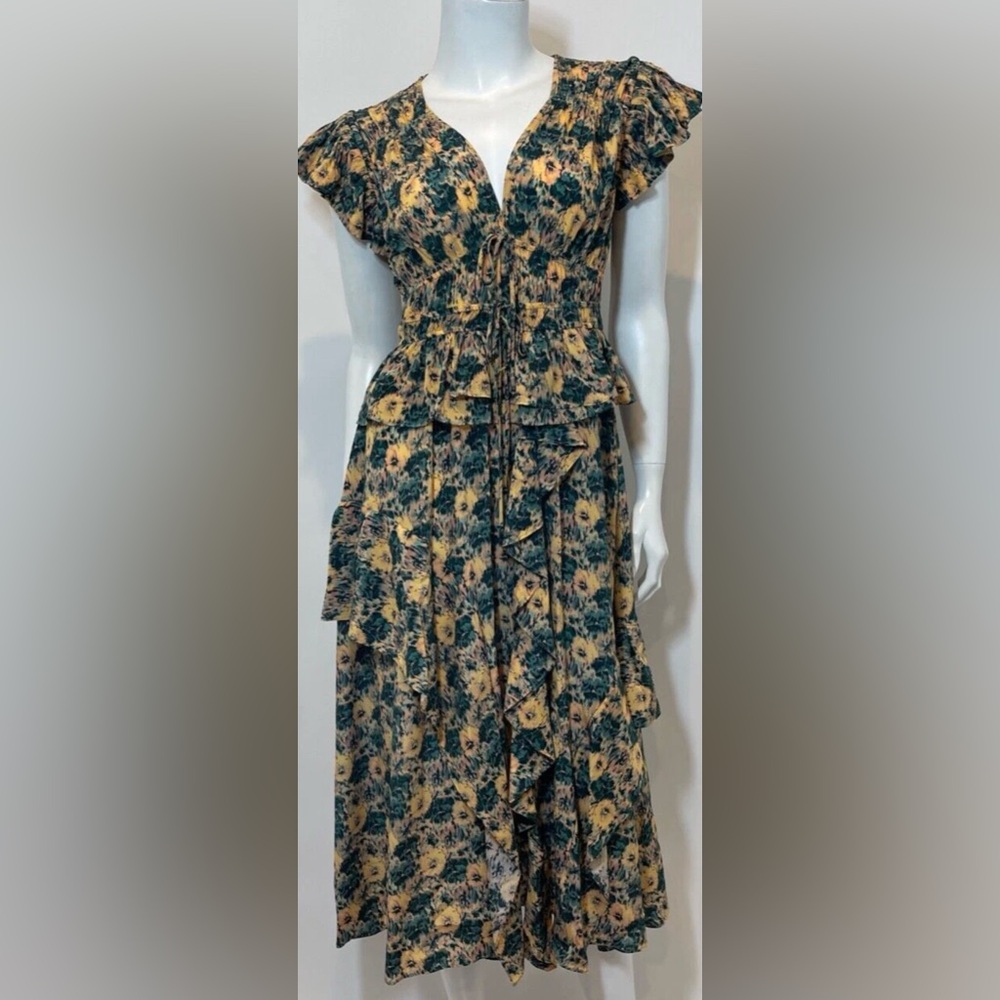 BNWT Ulla Johnson Aviva dress size 2 color begonia - Picture 1 of 8